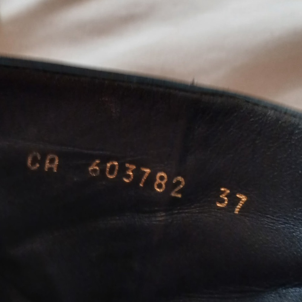 Saint Laurent Brown Snake Print Ankle Boots - Picture 5 of 6